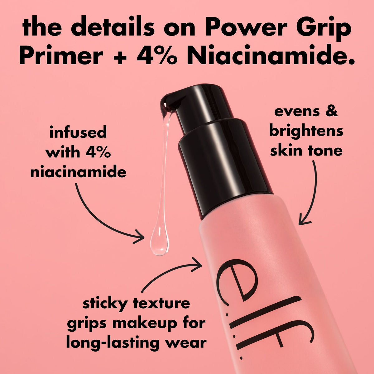 e.l.f Power Grip Primer +4% Niacinamide